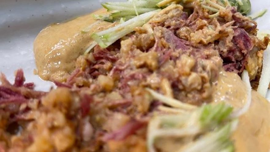 Ensaladilla de confit de pato