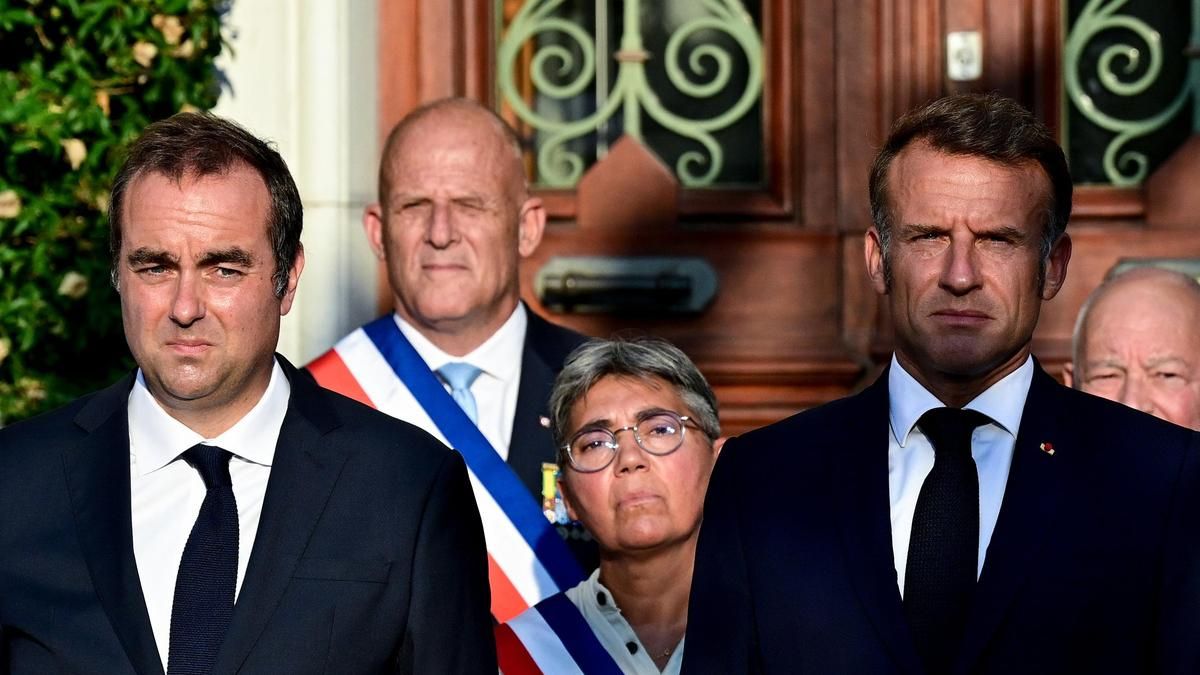 Emmanuel Macron (derecha) y Sébastien Lecornu, en una imagen de archivo.