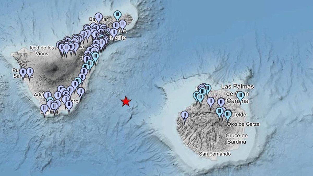 Así es Enmedio: el volcán submarino tras el terremoto registrado este jueves en Canarias