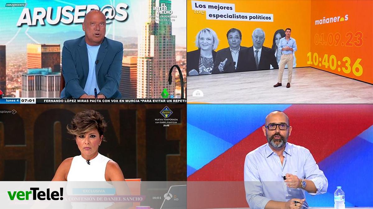 Audiencias TV lunes 4 de septiembre: Las audiencias de la mañana y la ...