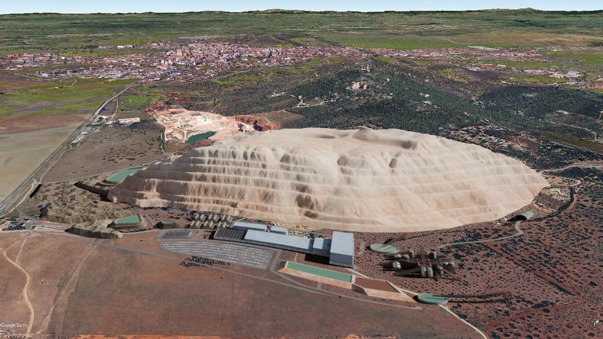 Ingenieros y técnicos recrean en 3D el impacto que, aseguran, tendrá la mina de litio de Cáceres