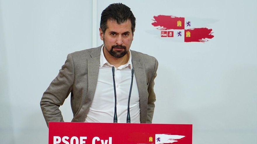 Luis Tudanca, secretario general del PSOE en Castilla y León. // Miriam Chacón / ICAL