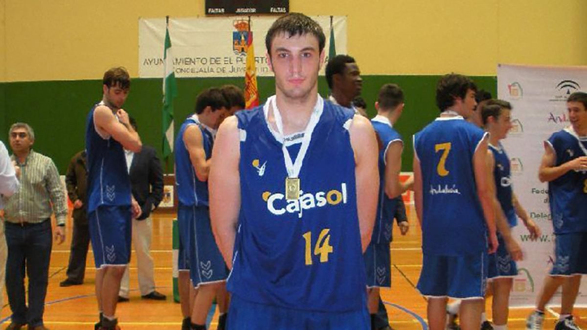 Pablo Villarejo durante su etapa en el Cajasol Sevilla.