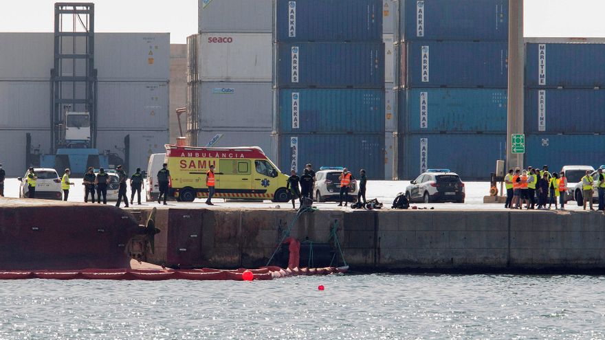 El puerto de Castellón sigue cerrado mientras continúa la búsqueda de 2 personas desaparecidas