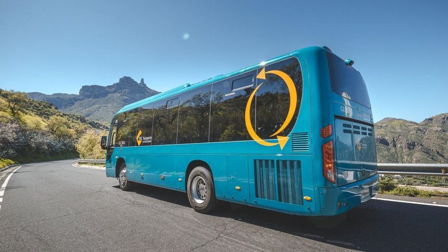 Imagen de archivo de una guagua de Global