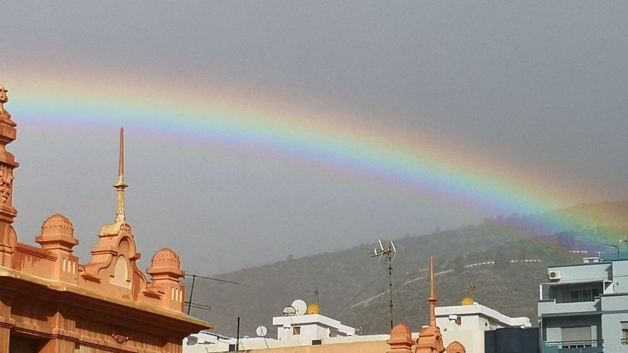 Arcoíris desde Santa Cruz de Tenerife