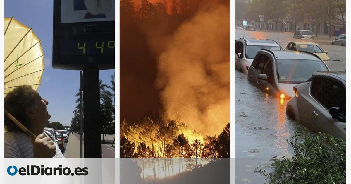 Del calor severo al fuego devastador y ahora las lluvias torrenciales: la crisis climática ya es lo normal en España