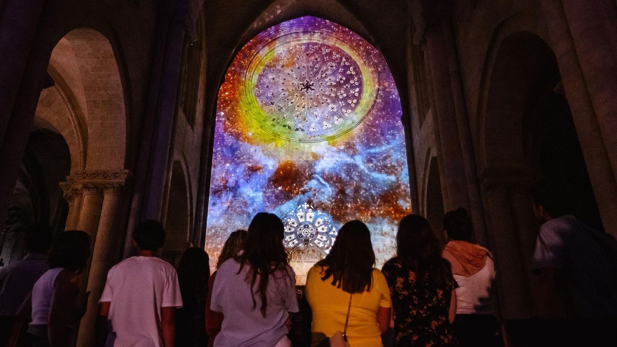"El camino de la luz": una experiencia sensorial, inmersiva y nocturna por el interior de la catedral de Tarragona