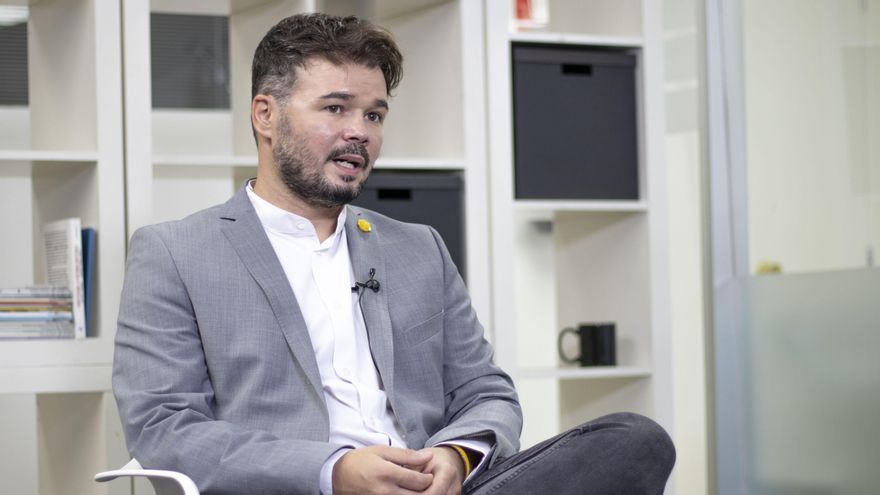 Gabriel Rufián, portavoz de ERC en el Congreso de los Diputados