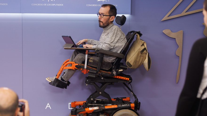 El portavoz de Unidas Podemos en el Congreso, Pablo Echenique.