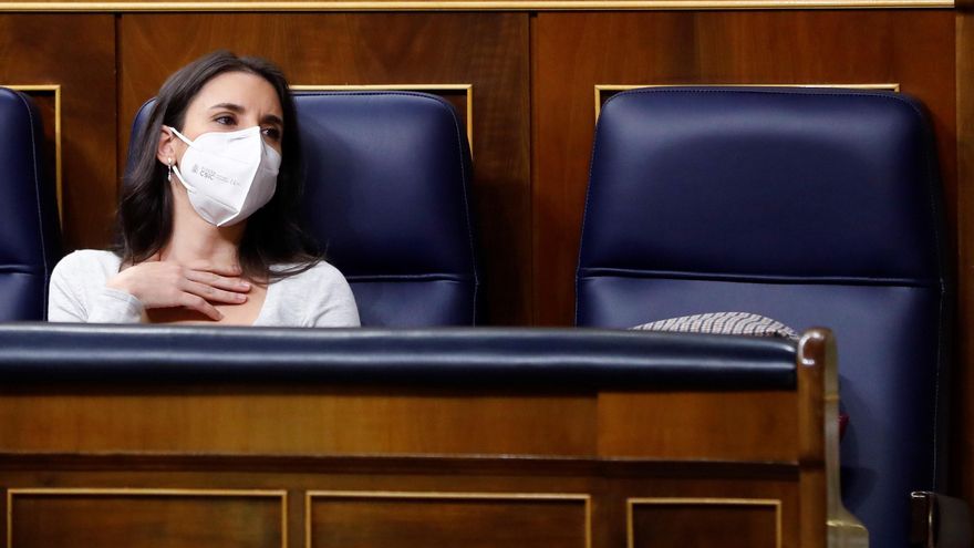 La ministra de Igualdad, Irene Montero. EFE/Ballesteros/Archivo
