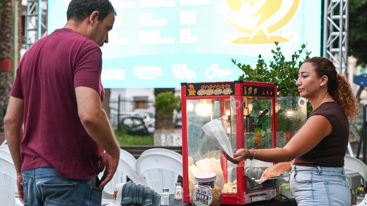 Imagen de la zona de roscas en 'Vamos de cine', en Las Palmas de Gran Canaria