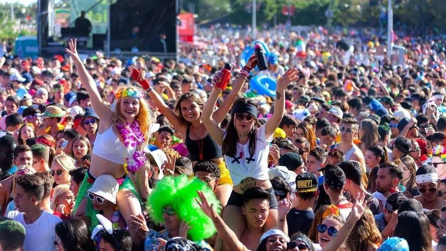 Carnaval de Santa Cruz, en una de sus fiestas diurnas