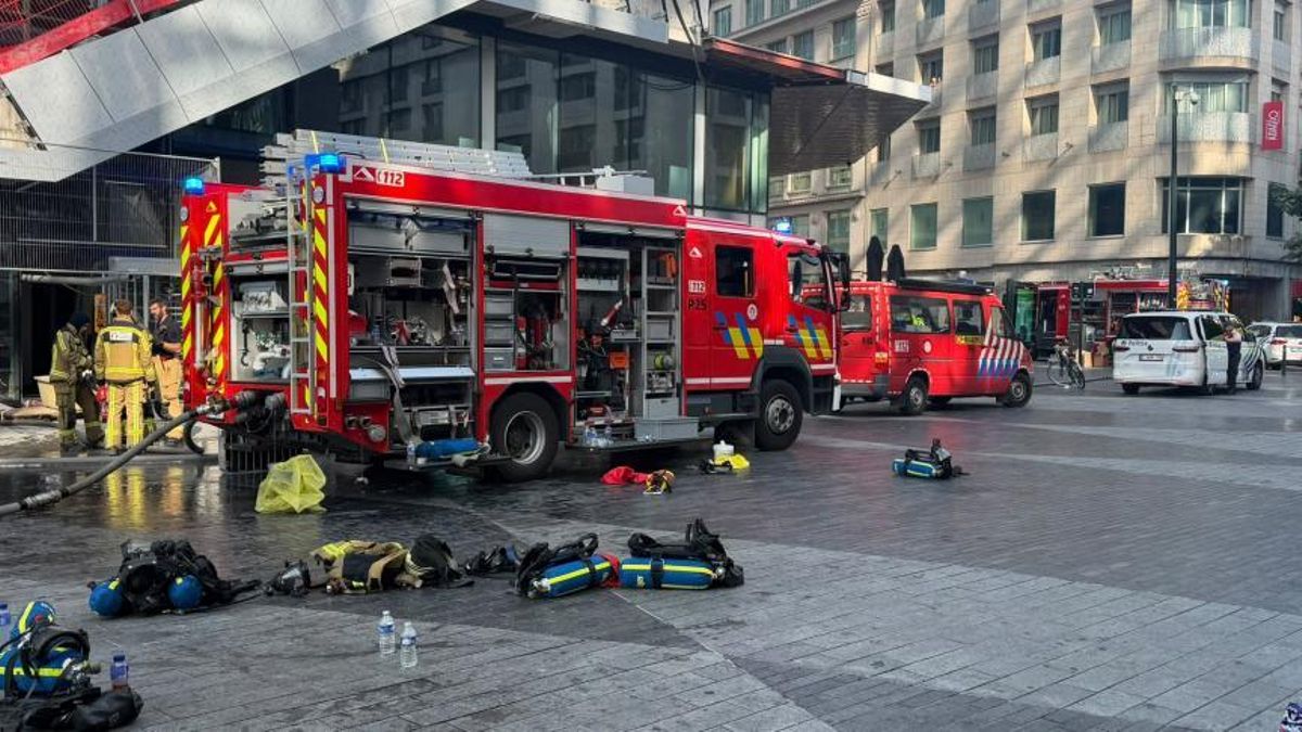 Dos muertos y seis desaparecidos en el incendio del edificio OXY en Bruselas