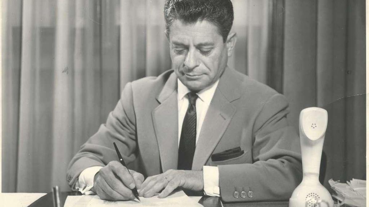 Jenö Grunfeld, ya conocido como Eugenio, en sus tiempos al frente de Movierecord