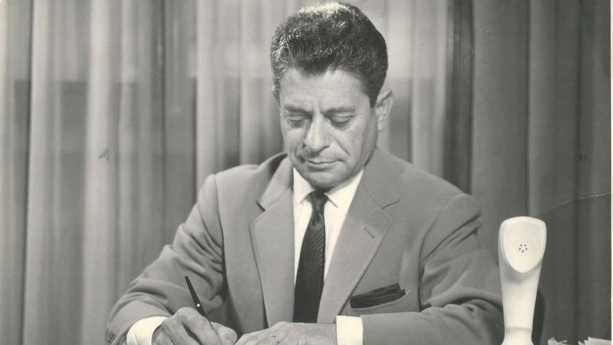 Jenö Grunfeld, ya conocido como Eugenio, en sus tiempos al frente de Movierecord