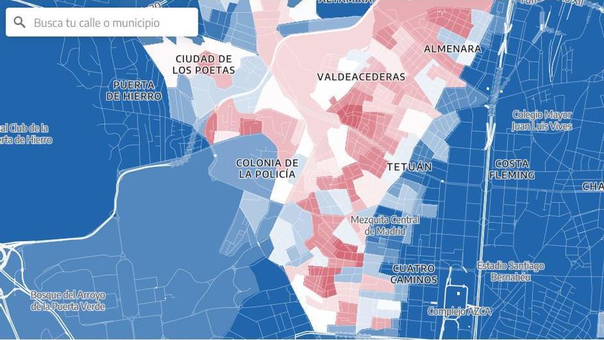 Tetuán, un distrito fragmentado (también) electoralmente