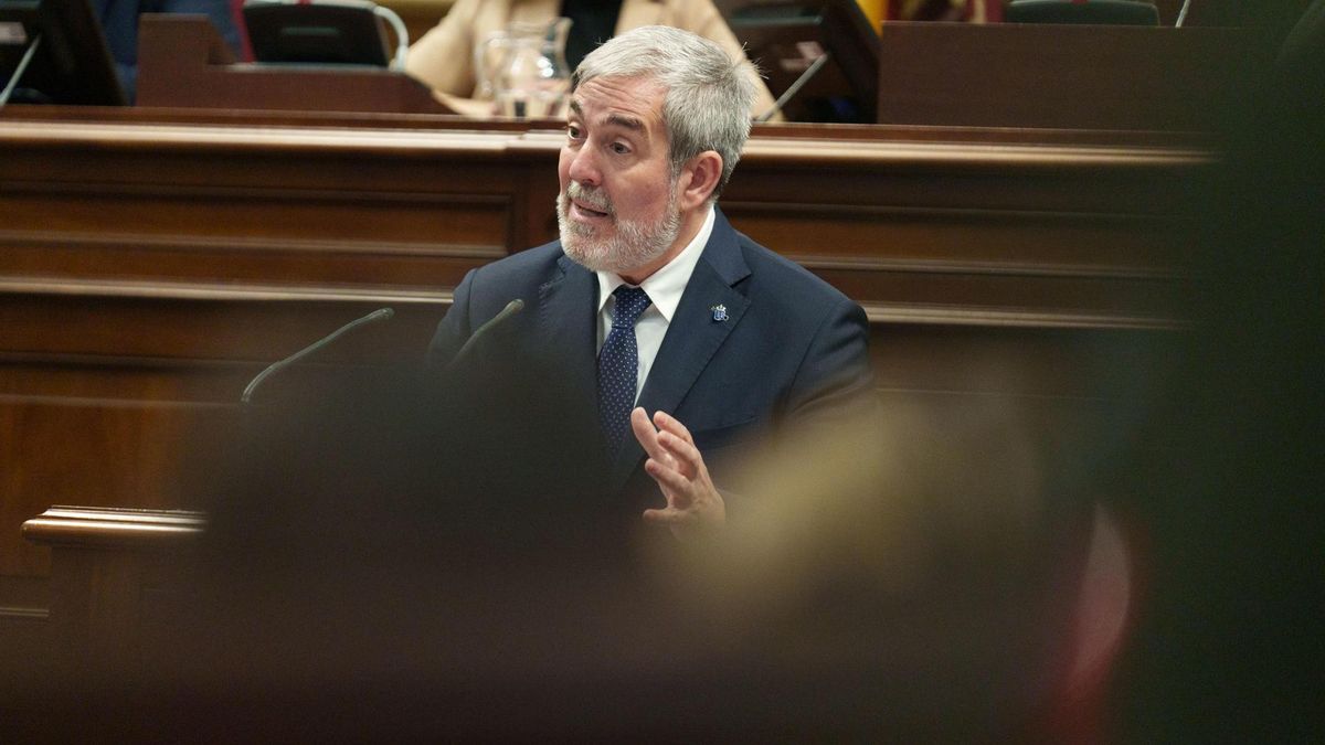 Clavijo, durante su discurso en el Debate de la Nacionalidad.