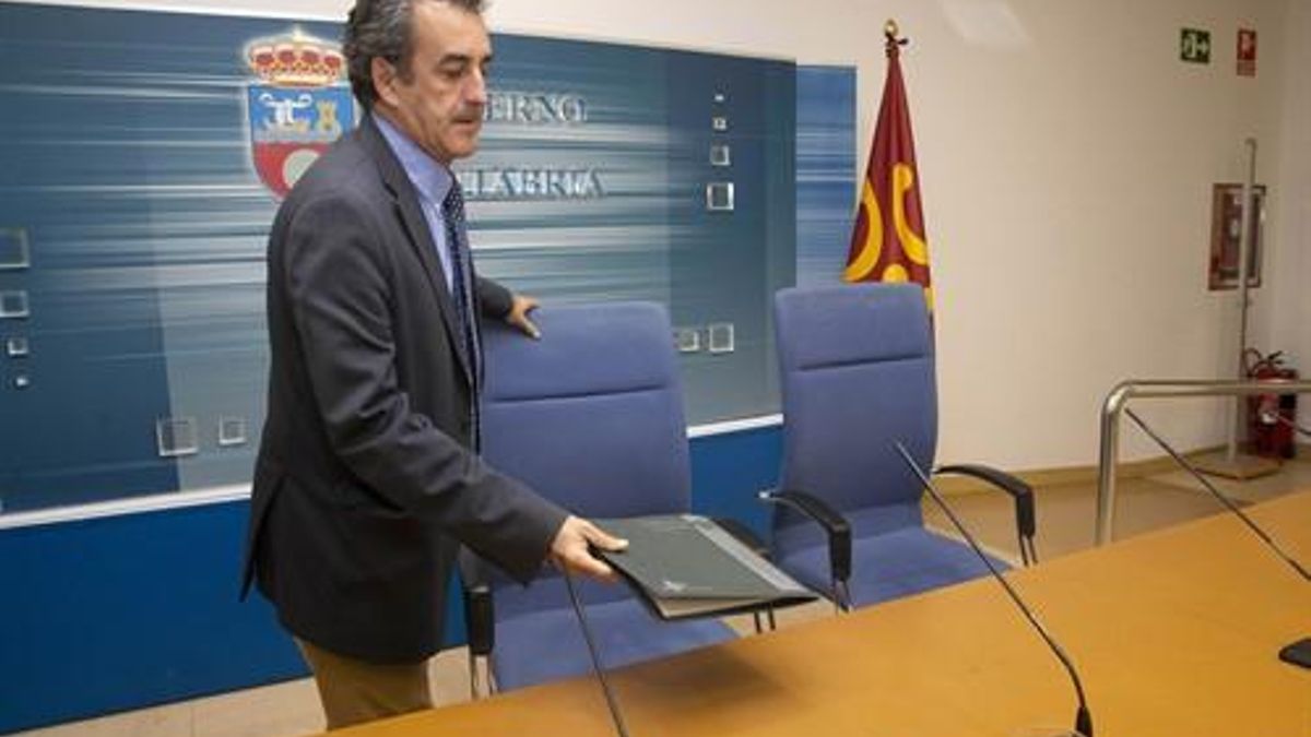 El consejero de Industria del Gobierno de Cantabria, Francisco Martín.