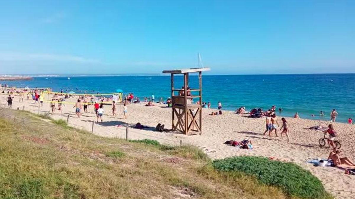 Una playa de Mallorca.