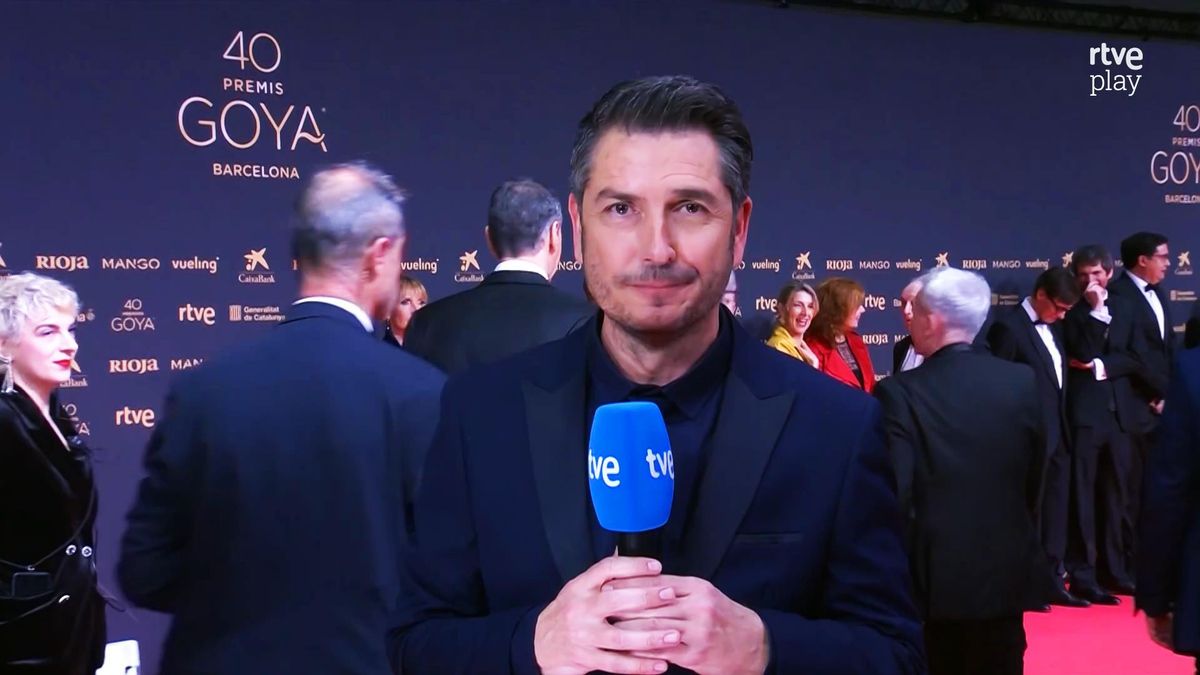 Carlos del Amor en la alfombra roja de los Premios Goya 2026