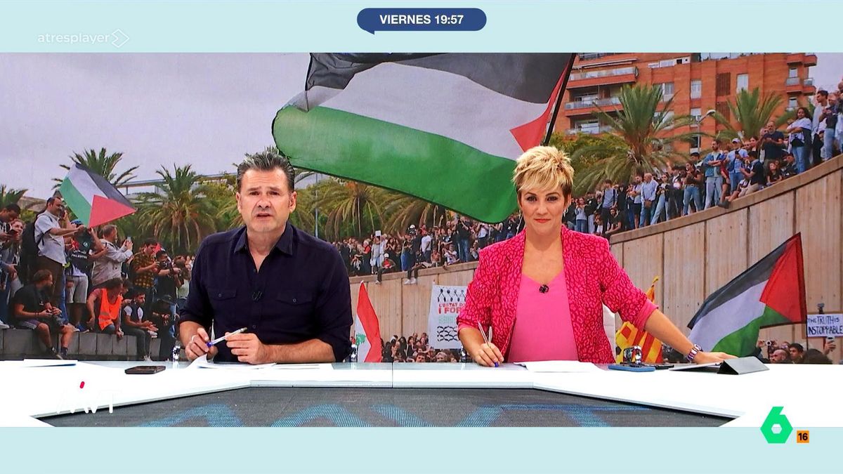 Iñaki López y Cristina Pardo en 'Más Vale Tarde'