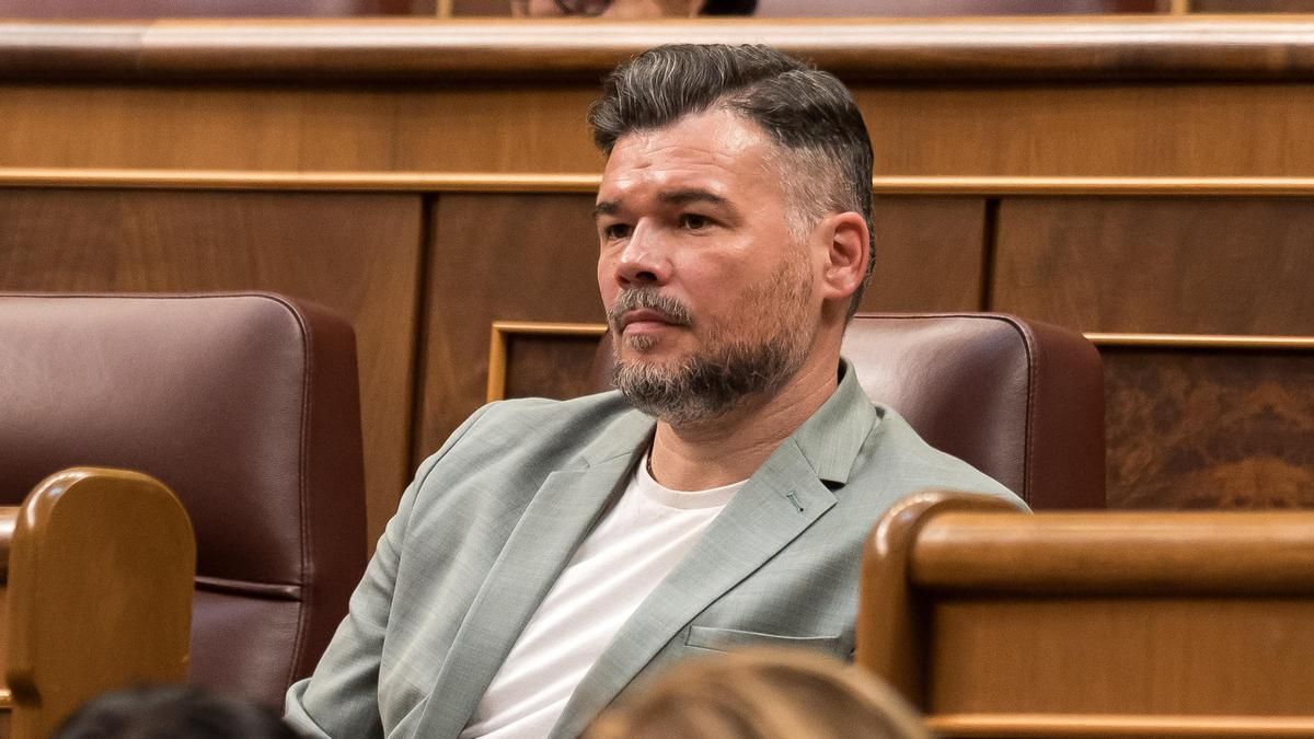 El portavoz de ERC en el Congreso, Gabriel Rufián.