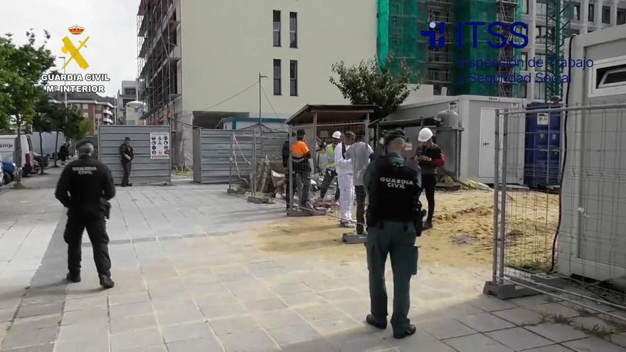 Tres detenidos por explotación laboral a más de 40 extranjeros en obras en Cantabria, Asturias y País Vasco