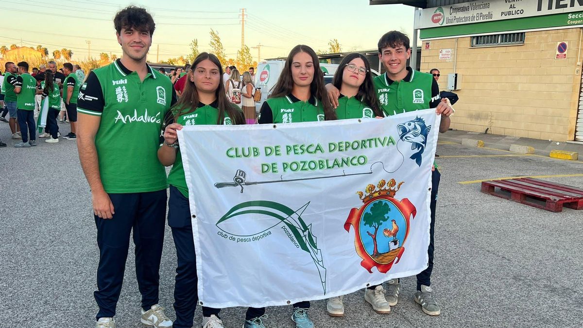 Representación cordobesa durante el Campeonato de España celebrado en Fortaleny