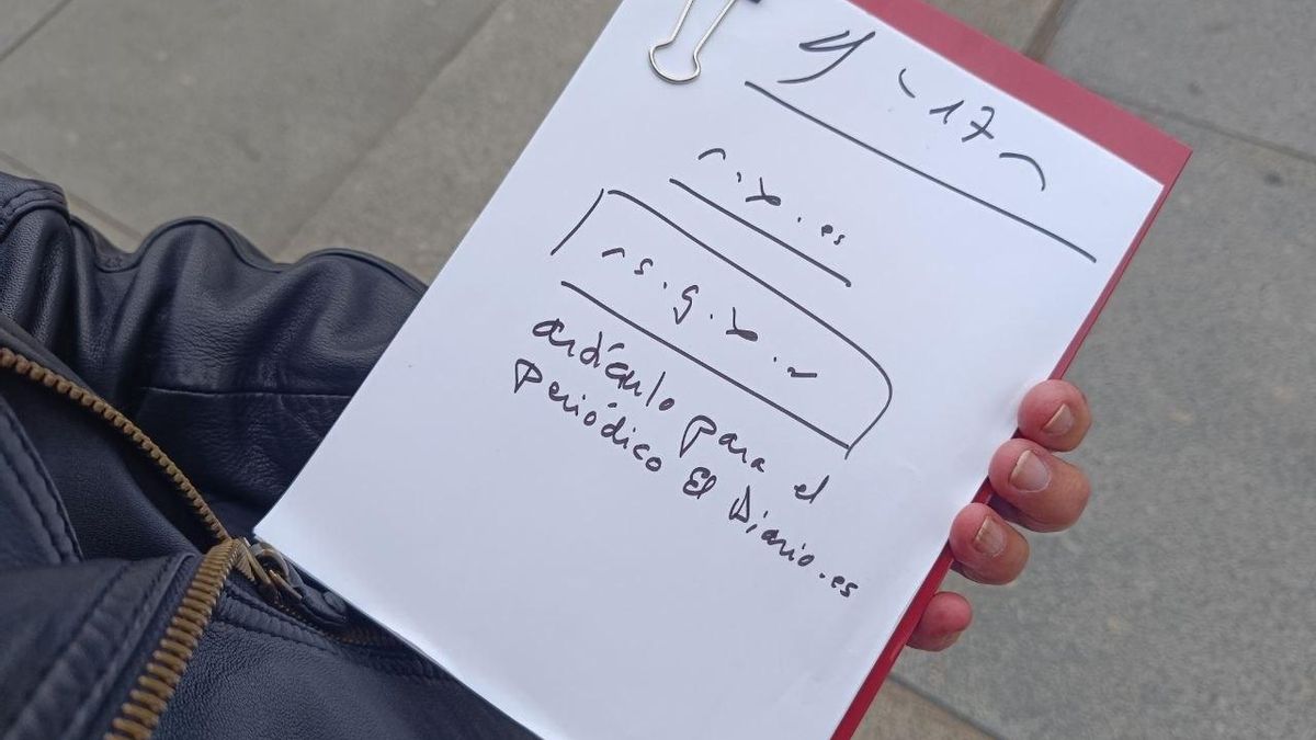 Ana Rivero, Stenographer of the Congress of Deputies writes "article for elDiario.es" with his "signs"