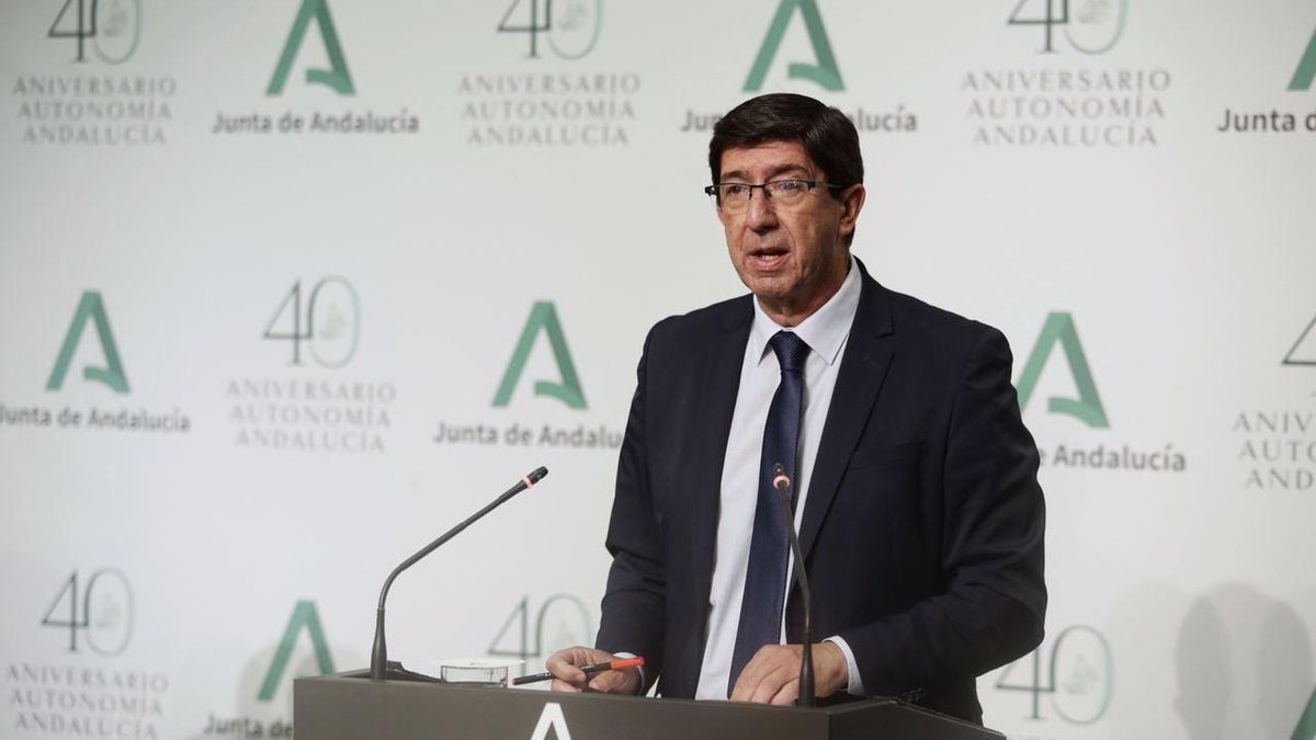 El vicepresidente de la Junta de Andalucía, Juan Marín, en una foto de archivo.