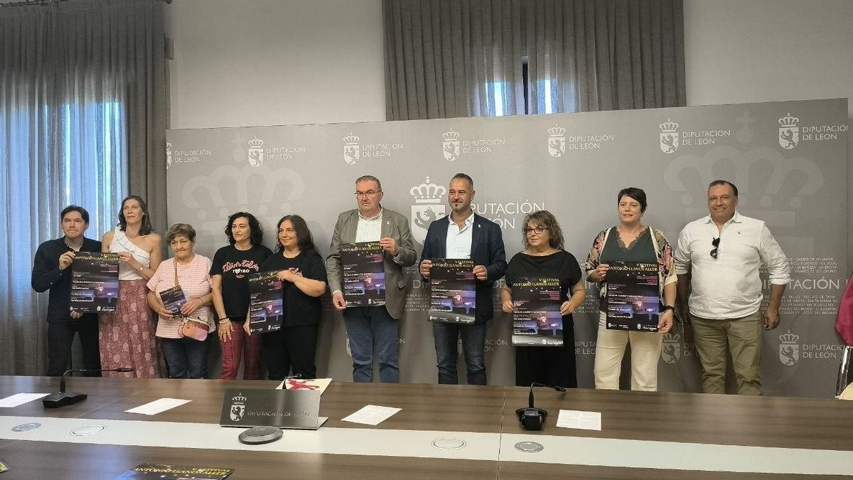 Presentación del Festival Antonio Llanos Aller de Teatro de Sariegos.