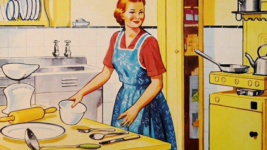 El delantal y la maza, o cómo el feminismo marida con la cocina
