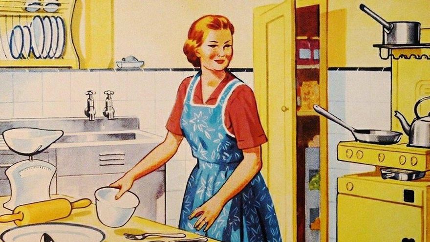 El delantal y la maza, o cómo el feminismo marida con la cocina