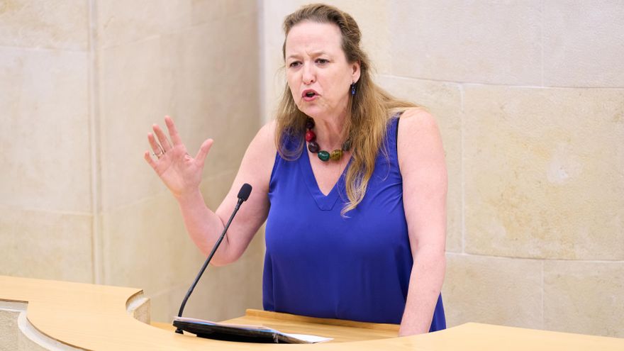 Archivo - La portavoz de Vox en el Parlamento de Cantabria, Leticia Díaz
