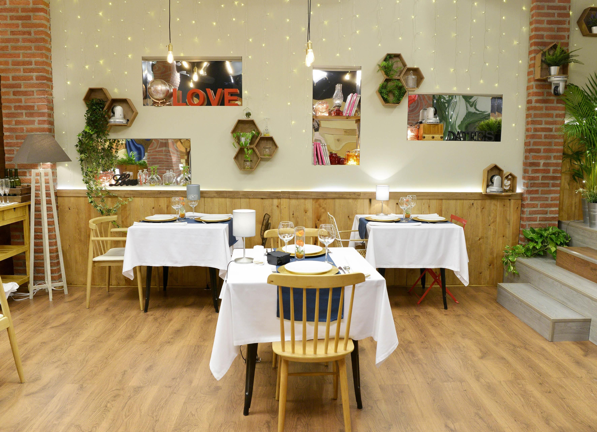 Parte del comedor del nuevo First Dates