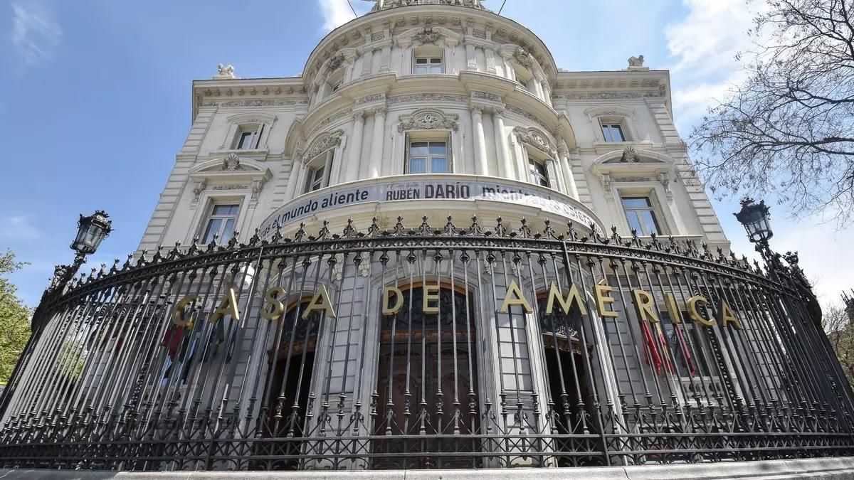 Imagen de archivo de la fachada de la Casa de América, en Madrid.