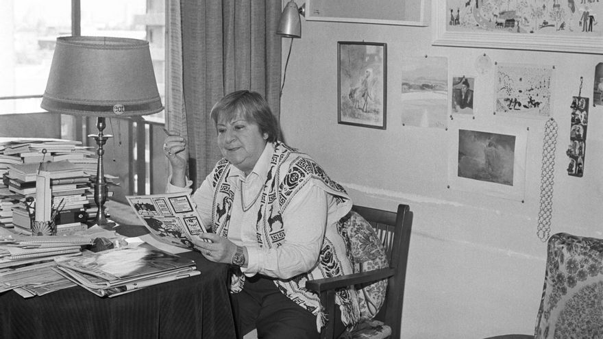 Gloria Fuertes, en una imagen de archivo