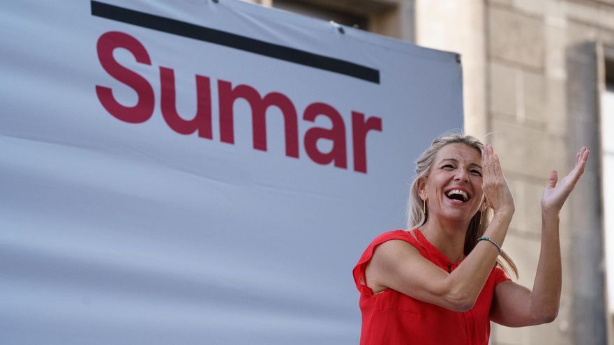 Yolanda Díaz en Tenerife