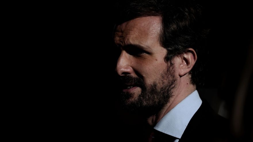 El líder del PP, Pablo Casado