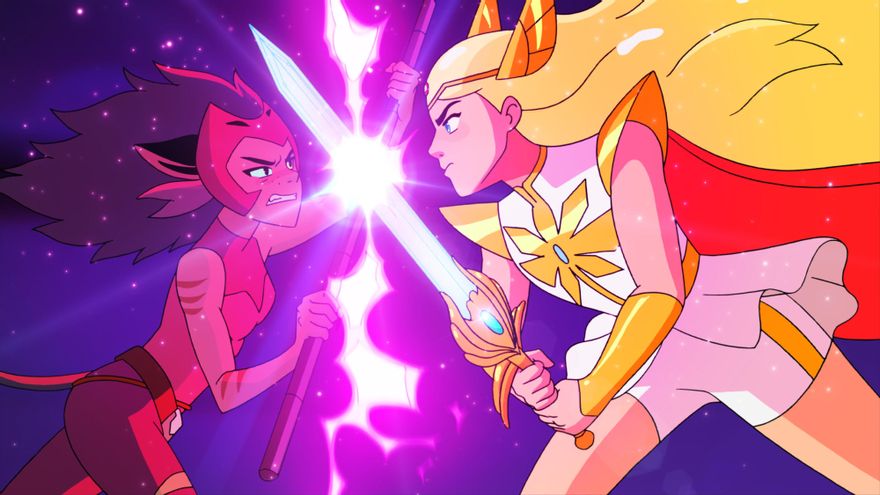 Gatia y She-Ra, amigas de la infancia, enfrentadas por sus ideales