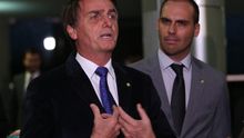 Jair Bolsonaro, ganador de la primera vuelta en las elecciones presidenciales de Brasil.