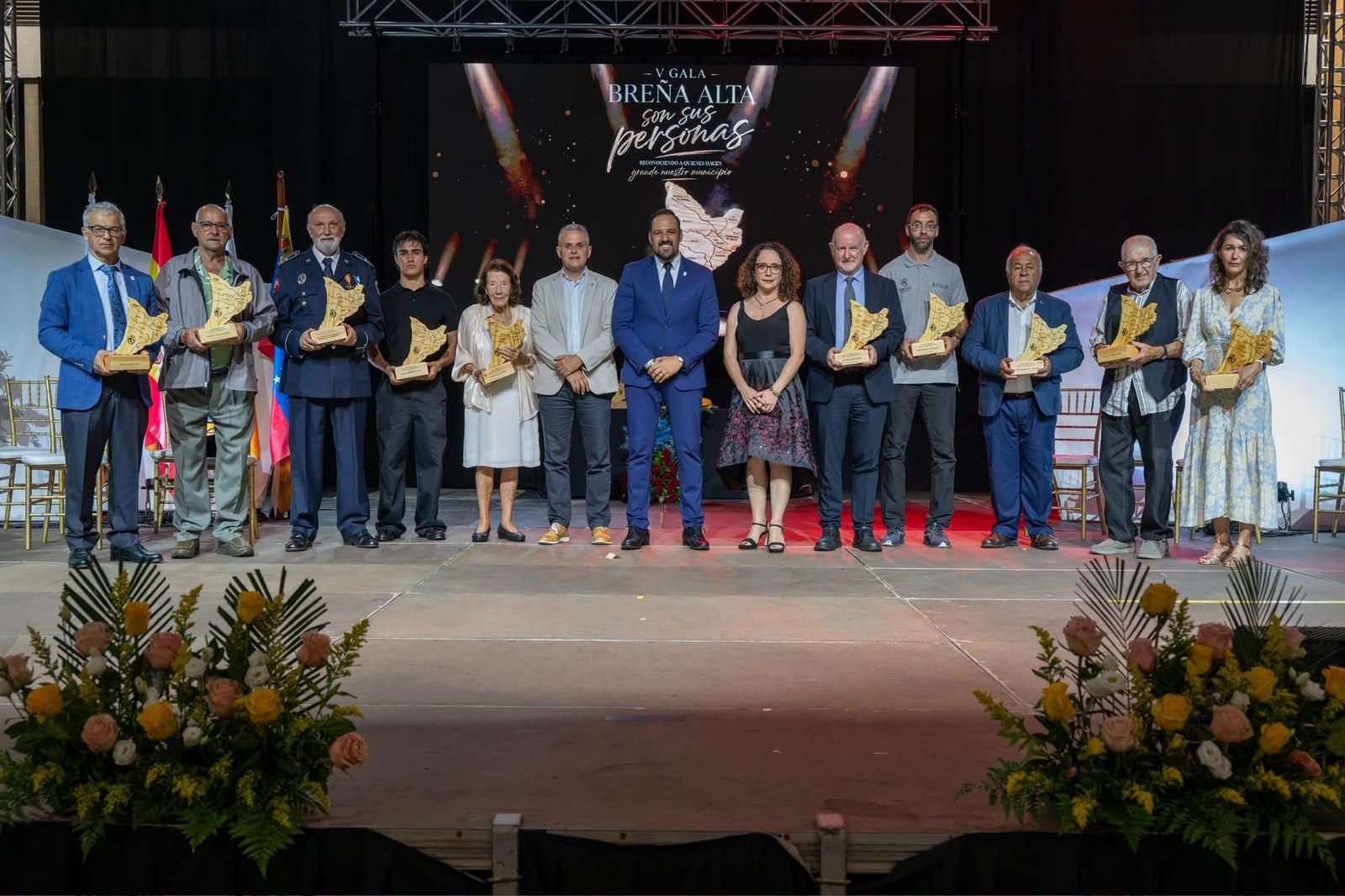La gala ‘Breña Alta son sus personas’ reconoce a la ciudadanía que ha engrandecido al municipio.