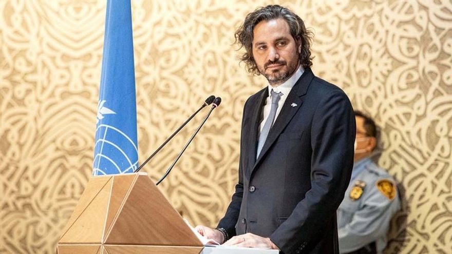 En Ginebra, Cafiero pidió por la paz: "Es imperioso que Rusia termine con el uso de la fuerza"