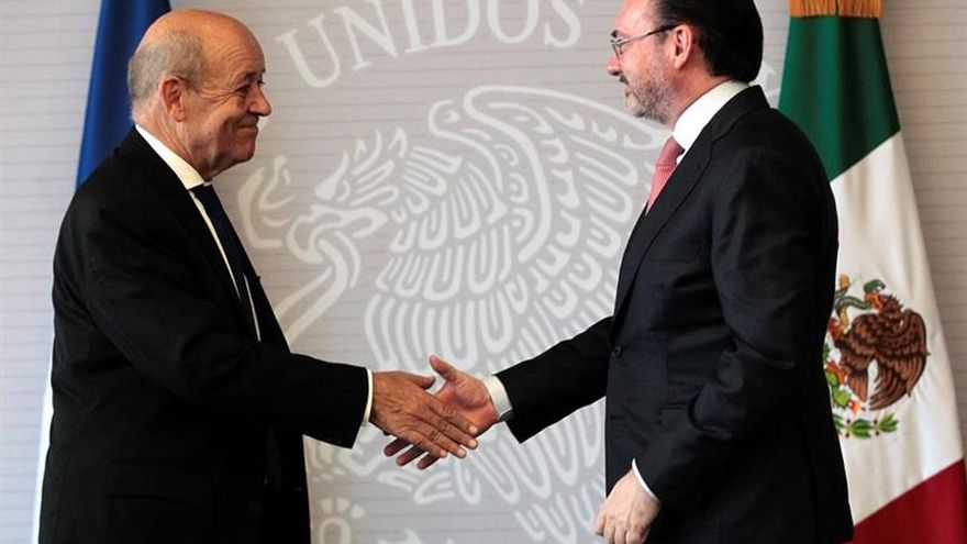 Cancilleres mexicano y francés comparten respeto a los derechos de migrantes