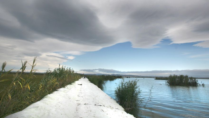 Una de les motes restaurades.