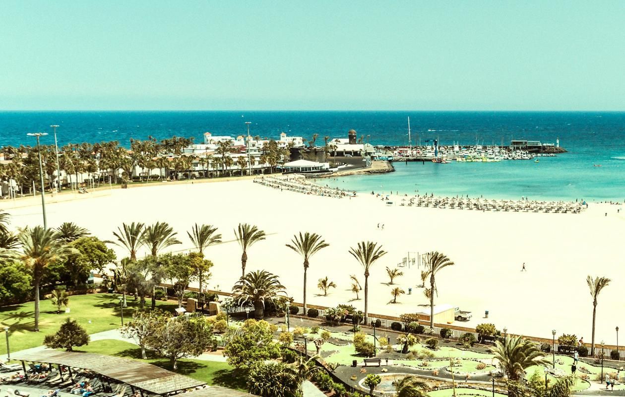 Playa El Castillo, en Caleta de Fuste.