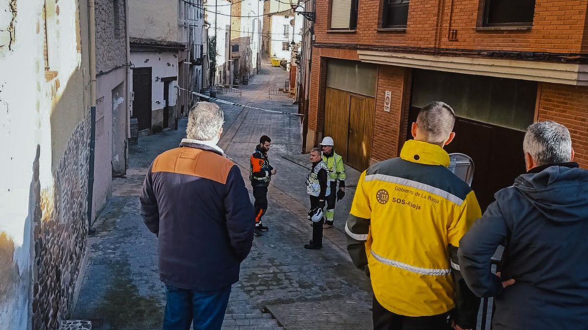 Un derrumbe en Cenicero ha obligado a activar el plan 1 del Platercar