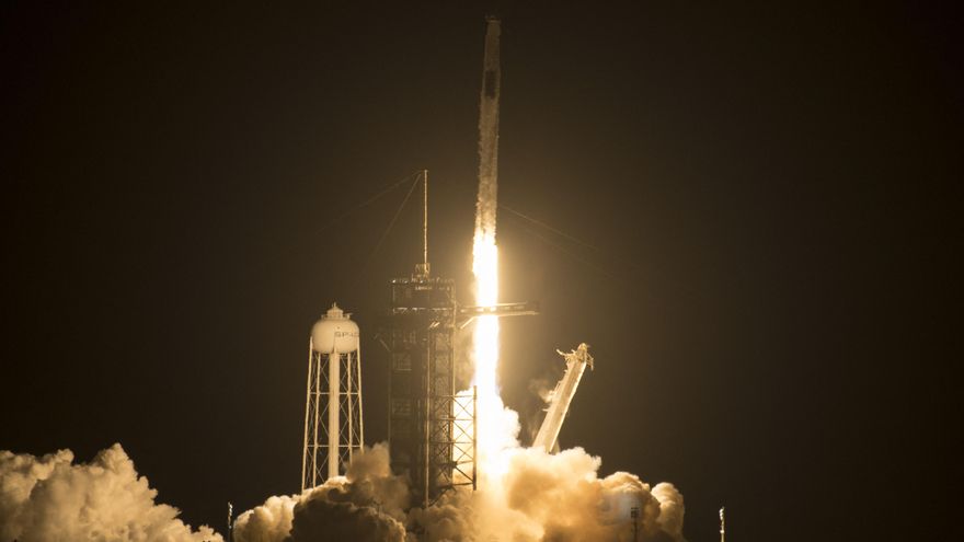 SpaceX lanzó su tercera misión tripulada a la Estación Espacial Internacional
