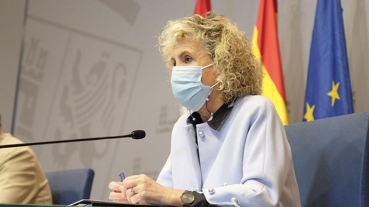 La consejera de Sanidad, Verónica Casado, en rueda de prensa.